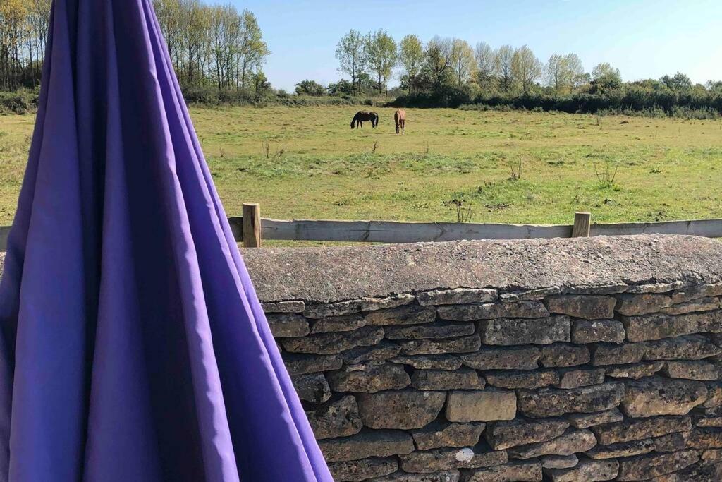 Secluded Romantic Cotswolds Barn - Sleeps 2 To 4 - Near Cirencester - Dog Friendly Villa Kemble Kültér fotó