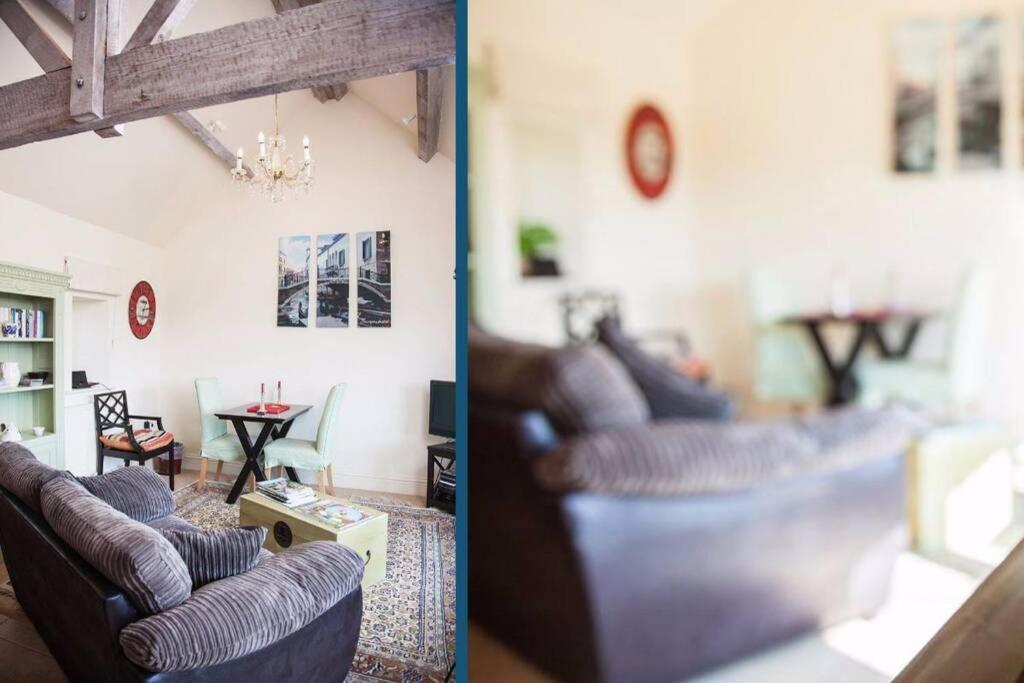 Secluded Romantic Cotswolds Barn - Sleeps 2 To 4 - Near Cirencester - Dog Friendly Villa Kemble Kültér fotó